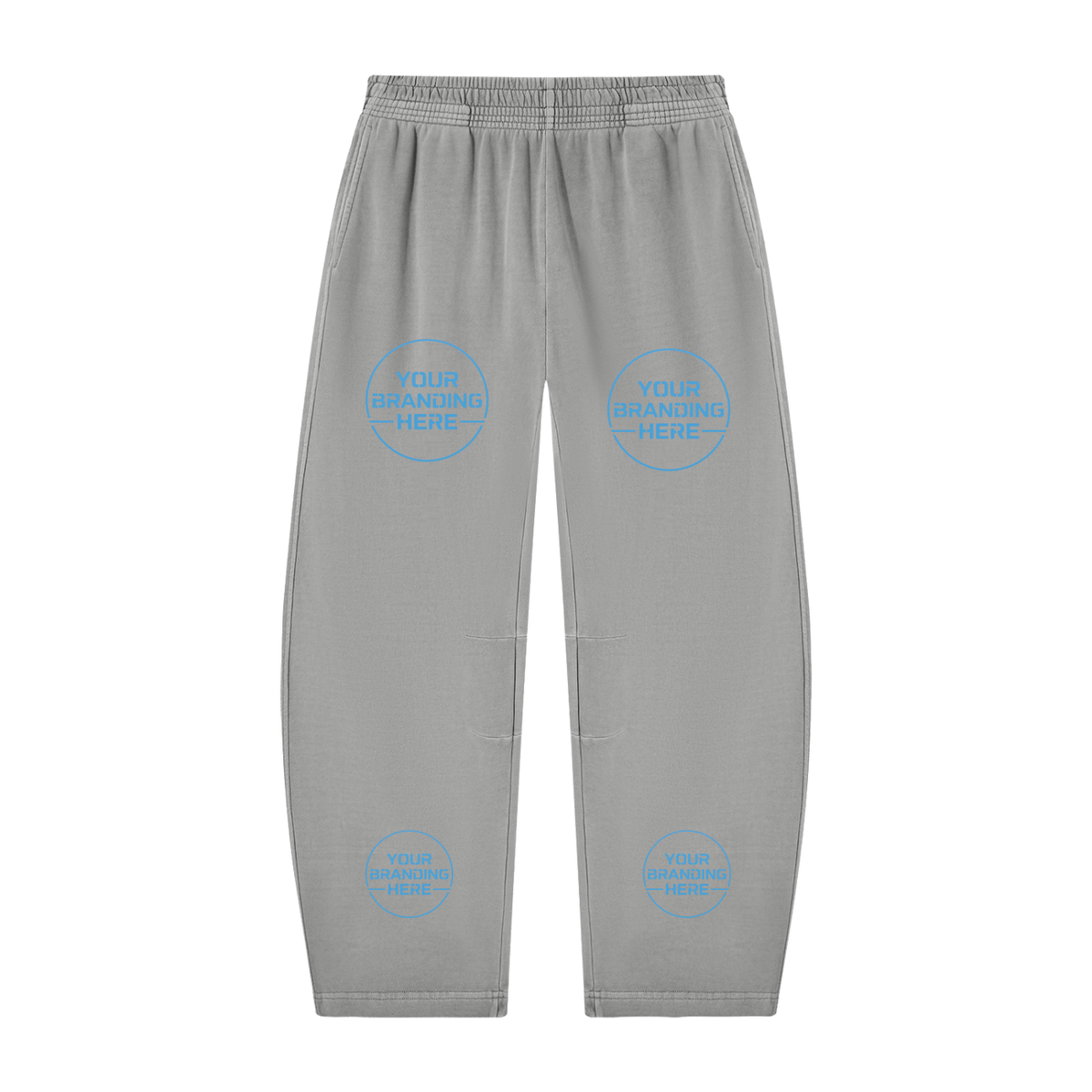 Unisex Vintage Washed Barrel Leg Sweatpants - UB0059-C001-V2