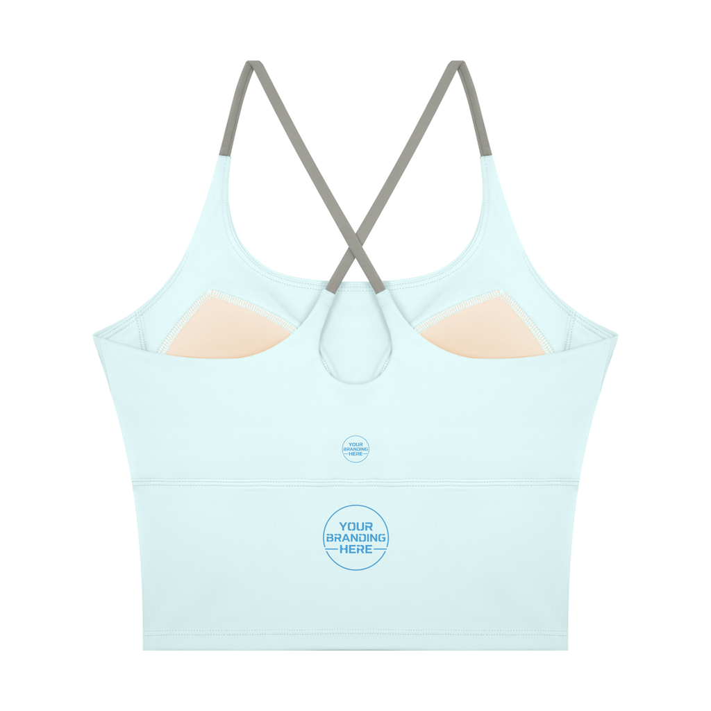 Women's Color Block Yoga Tank Top - WT0245-P001-V2
