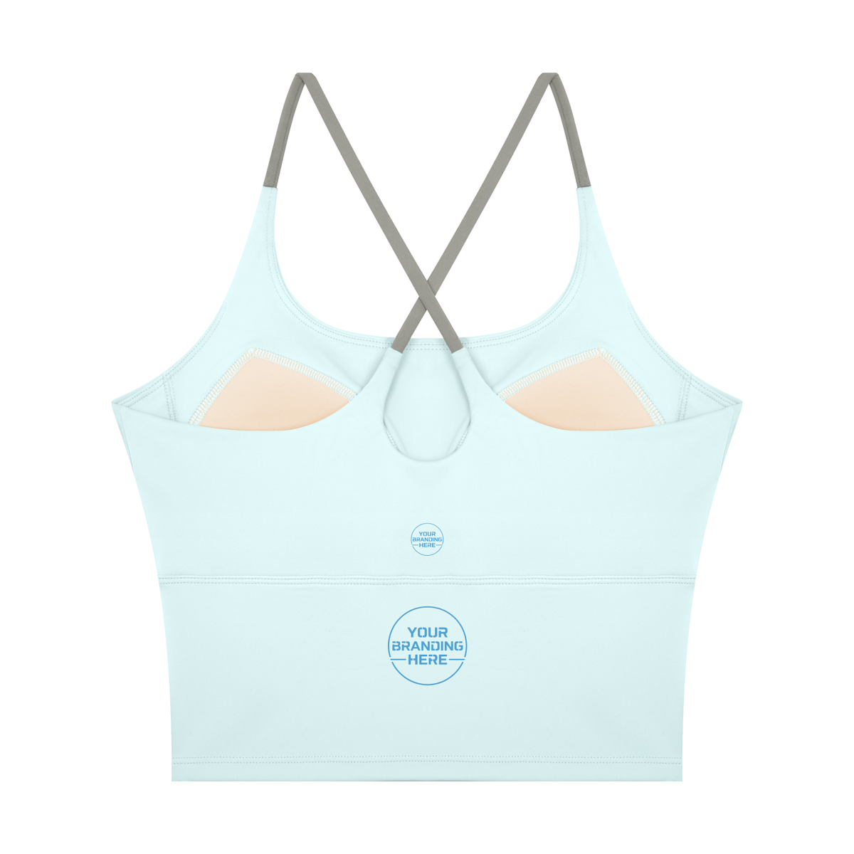 Women's Color Block Yoga Tank Top - WT0245-P001-V2