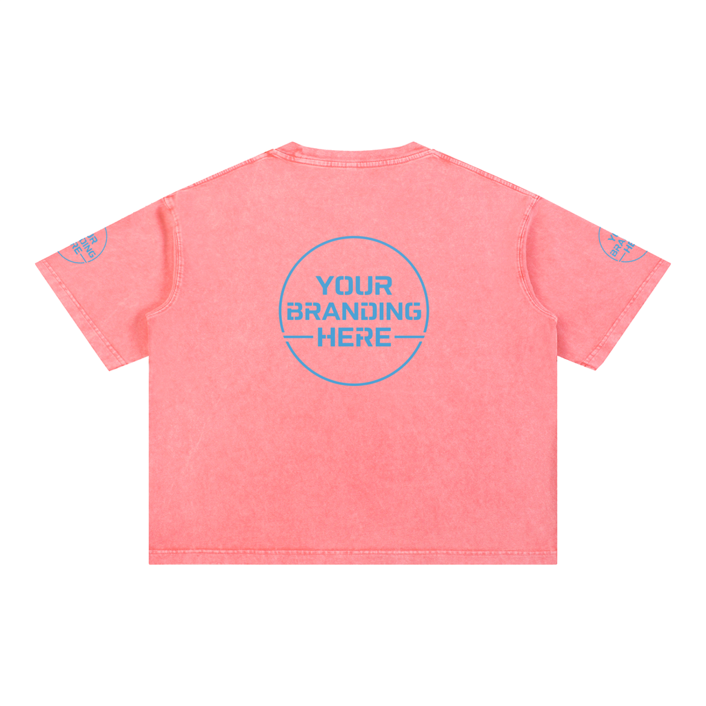 Mineral Wash Boxy Cotton T-Shirt - RT0076-C001-V4