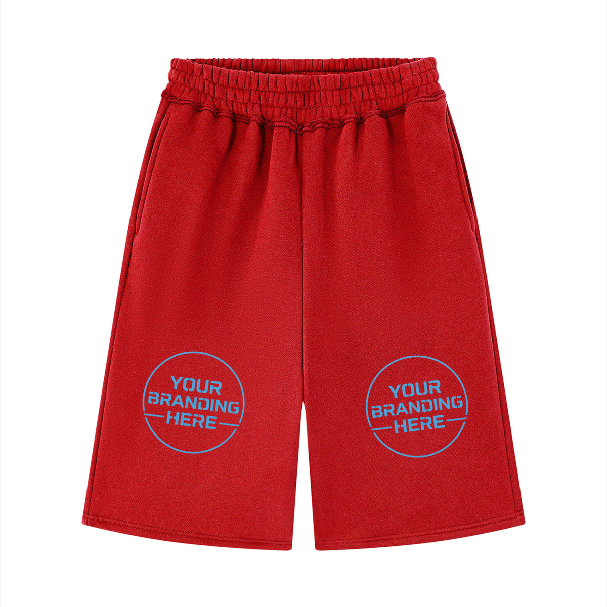 Unisex Raw Edge Fleece Shorts - UT0320-P001-V2