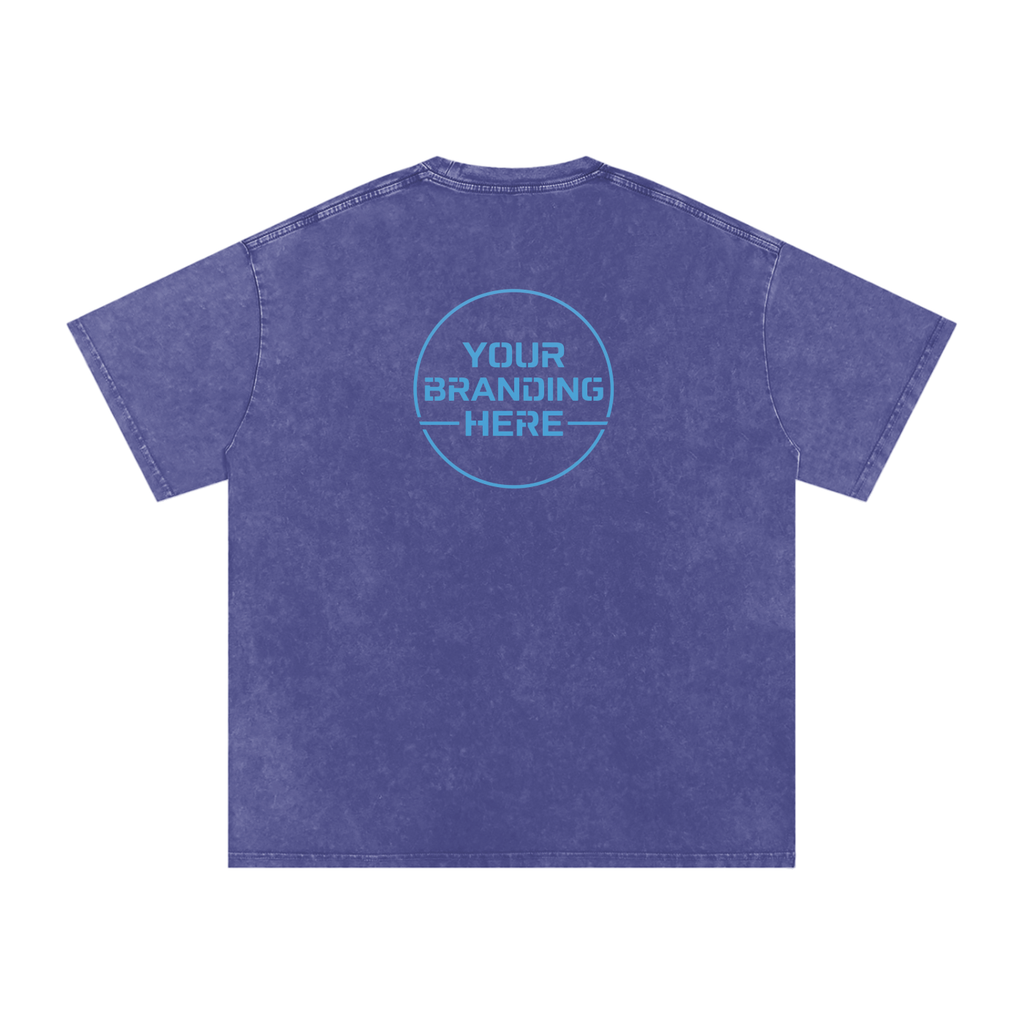 Snow Washed Oversized Cotton T-Shirt - R00037-C001-V14