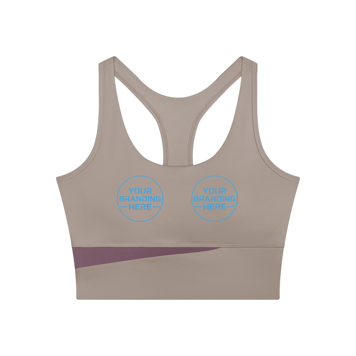 Women's Color Block Yoga Tank Top - WT0258-P001-V2