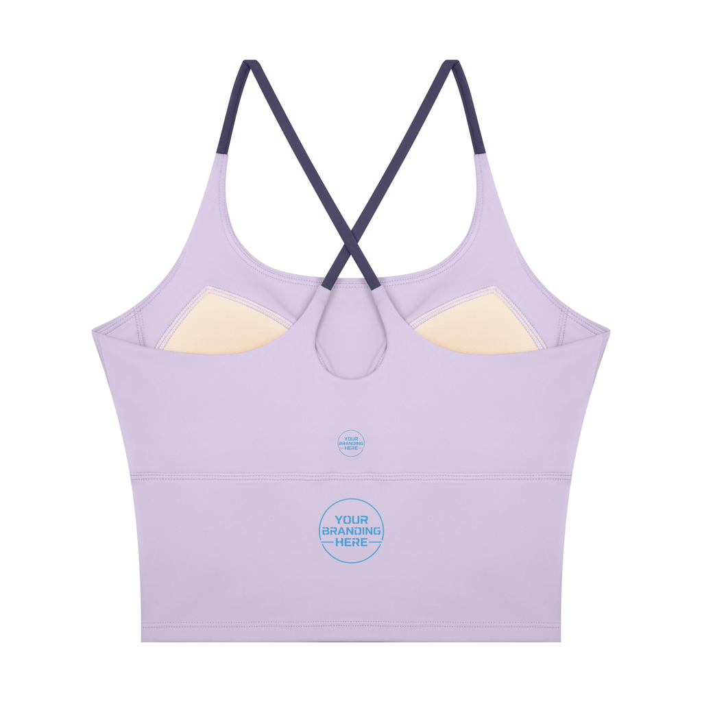 Women's Color Block Yoga Tank Top - WT0245-P001-V2