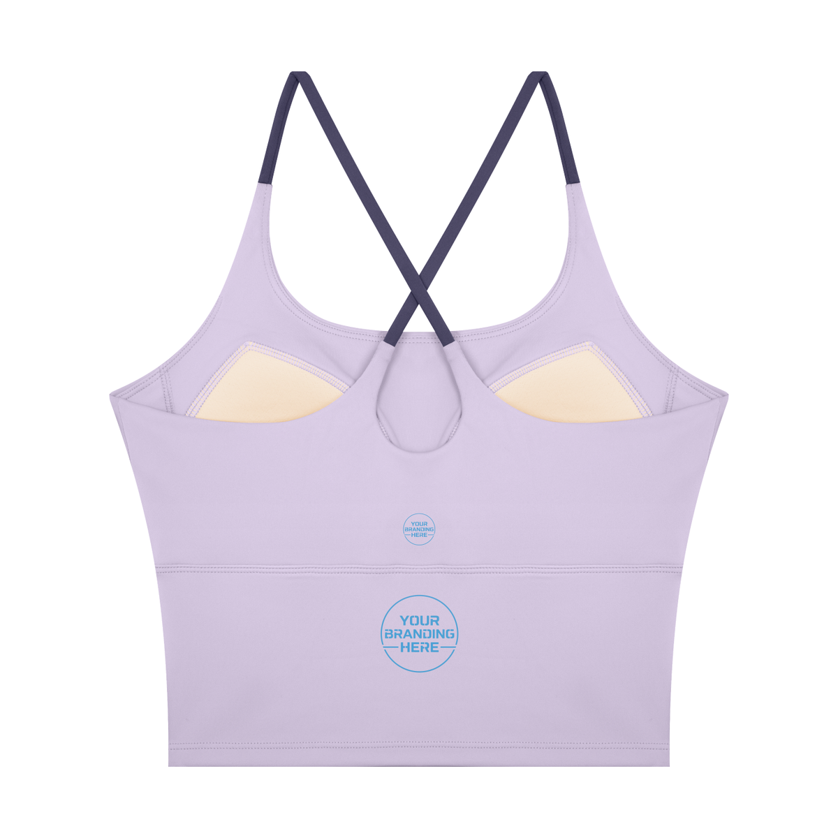 Women's Color Block Yoga Tank Top - WT0245-P001-V2