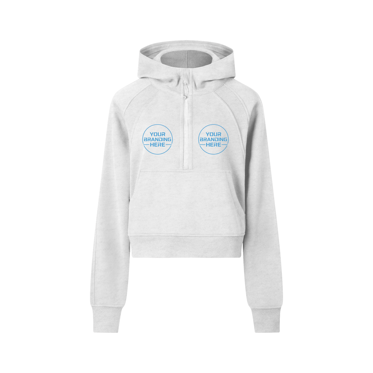 Cropped Half-Zip Hoodie - RP0006-P001-V4
