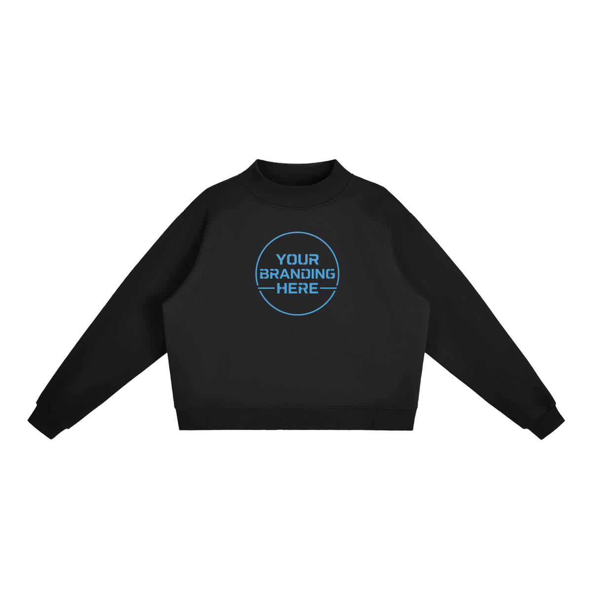 Essential Fleece Mock-Neck Crew Sweatshirt - WW0004-P001-V4