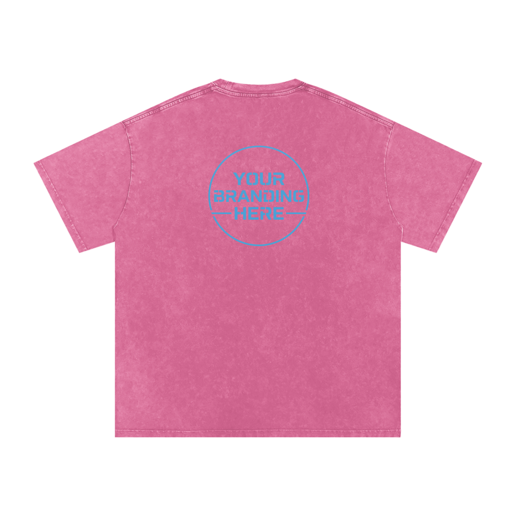 Snow Washed Oversized Cotton T-Shirt - R00037-C001-V14