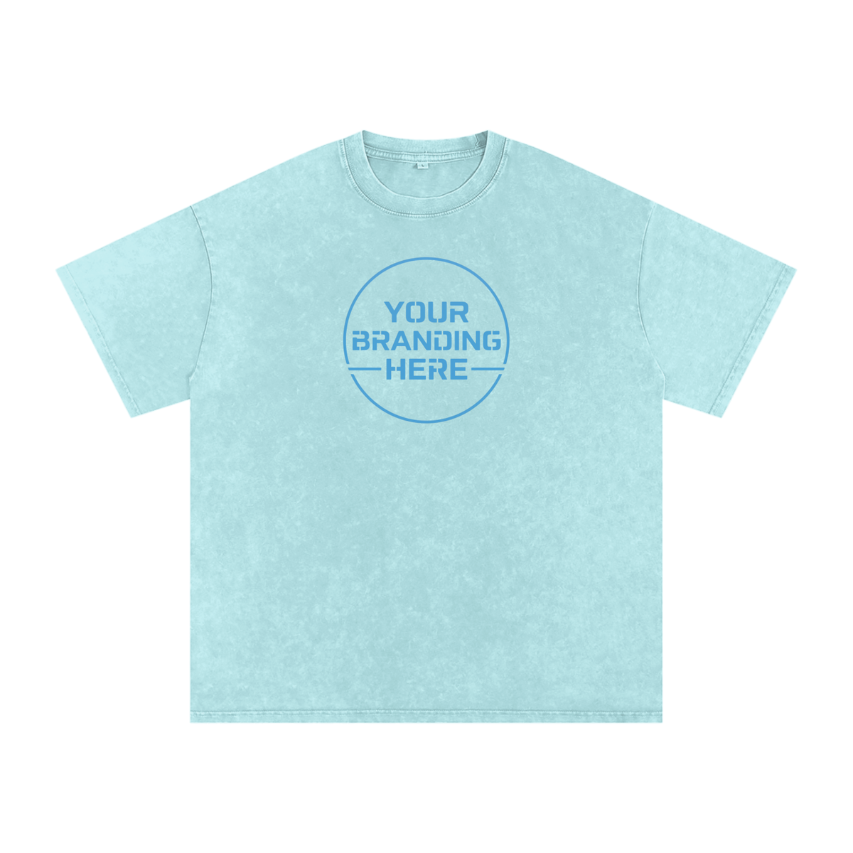 Snow Washed Oversized Cotton T-Shirt - R00037-C001-V14