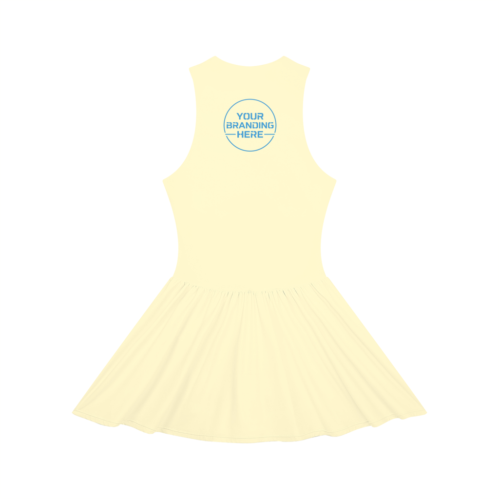 Women’s Ruched Sleeveless Full-Zip Dress - WO0015-O001-V2