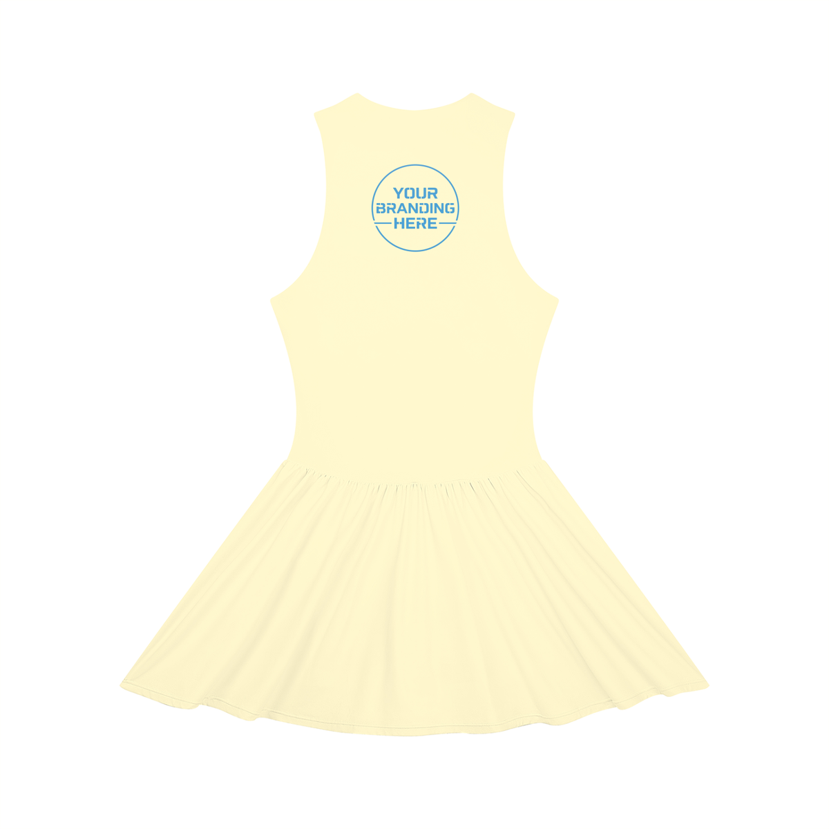 Women’s Ruched Sleeveless Full-Zip Dress - WO0015-O001-V2