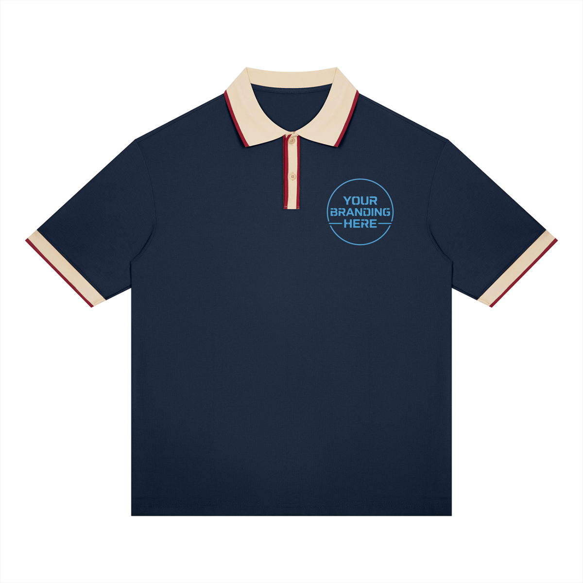 Unisex Color Block Polo Shirt - UT0267-C001-V2