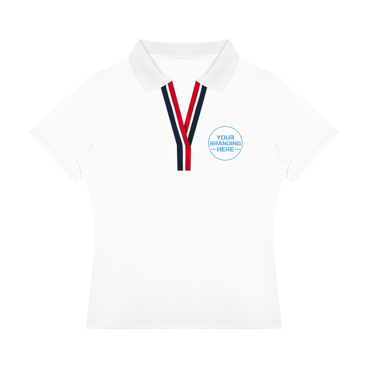 Women’s Color Block Polo Shirt - WT0233-O001-V2
