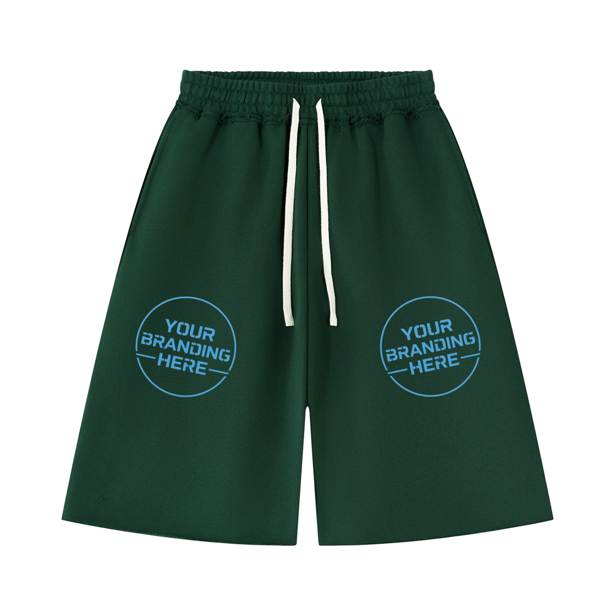 Unisex Heavyweight Raw Edge Shorts - UB0084-C001-V2