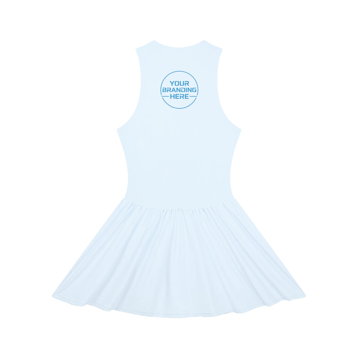 Women’s Ruched Sleeveless Full-Zip Dress - WO0015-O001-V2
