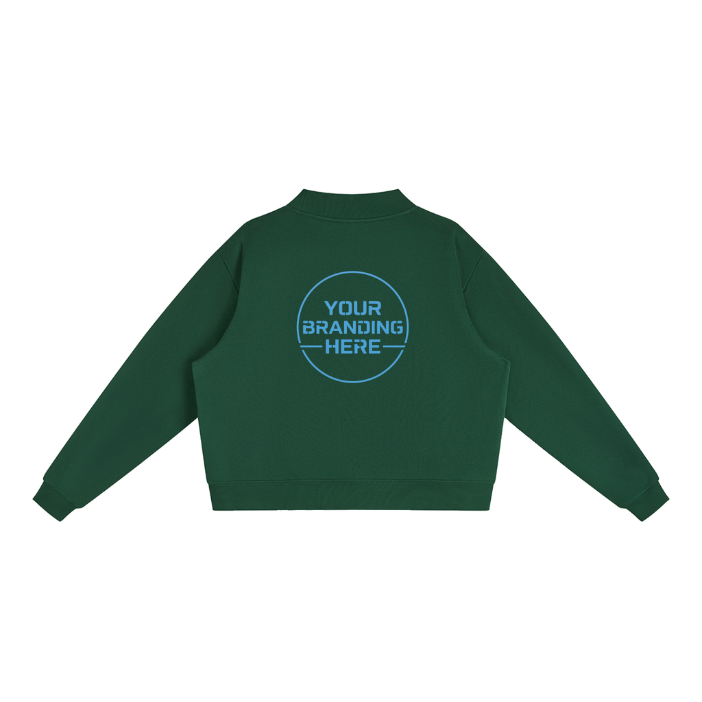 Essential Fleece Mock-Neck Crew Sweatshirt - WW0004-P001-V4
