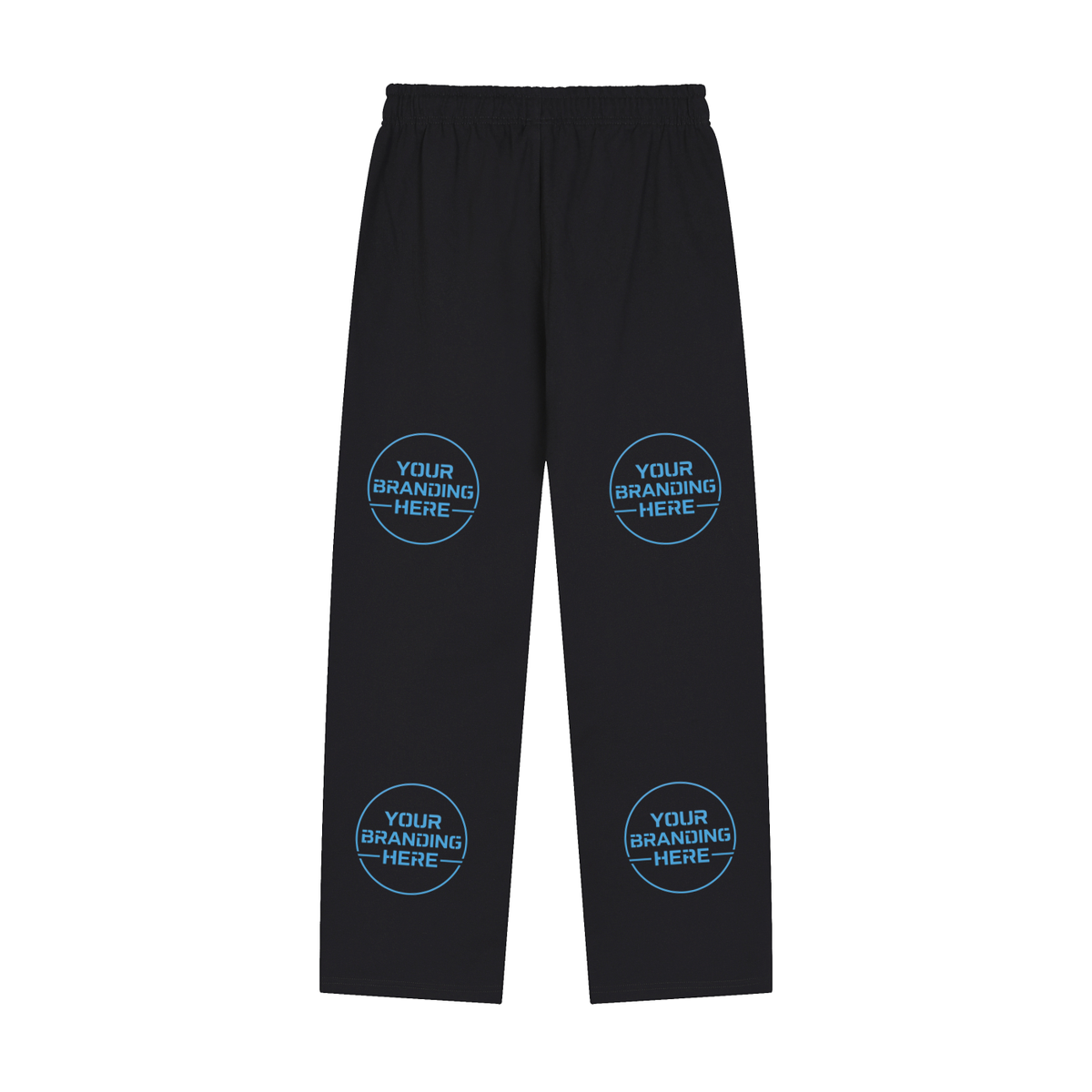 Solid Color Straight-Leg Sweatpants - RK0011-C001-V2