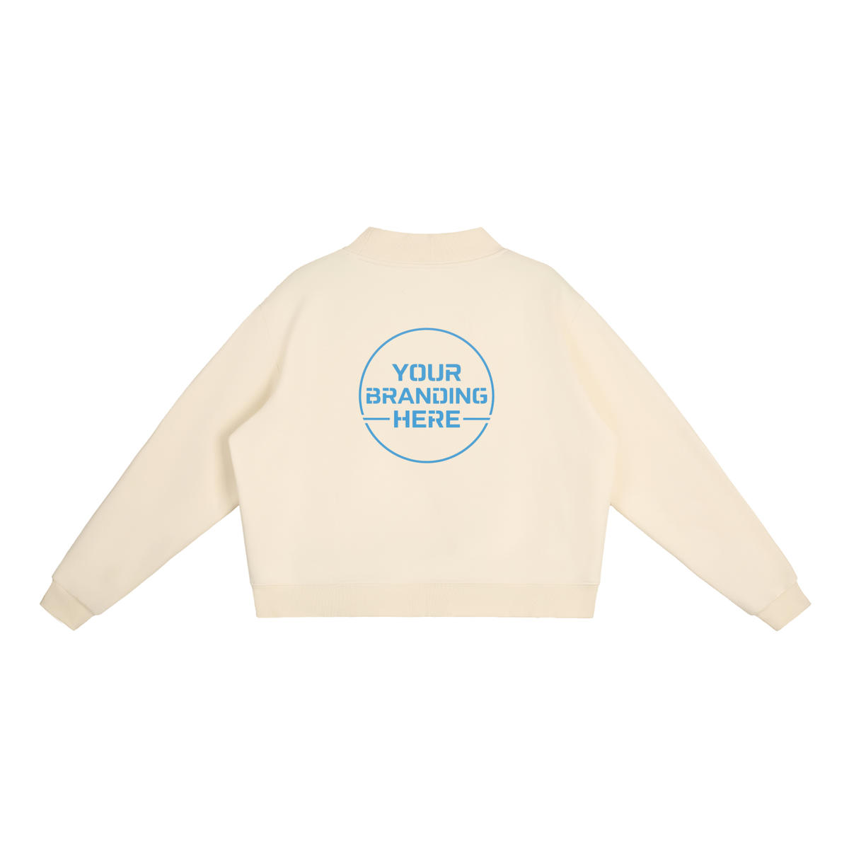 Essential Fleece Mock-Neck Crew Sweatshirt - WW0004-P001-V4