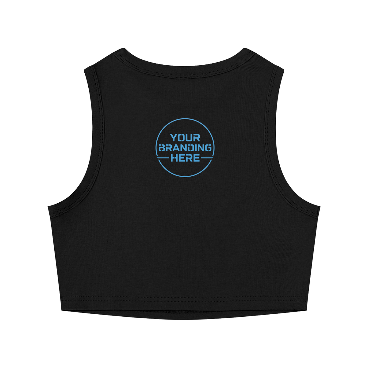 Women's Tight Crewneck Crop Tank Top - WT0082-O001-V2