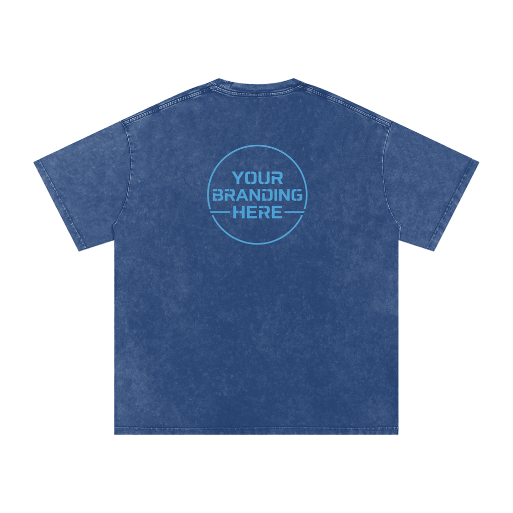 Snow Washed Oversized Cotton T-Shirt - R00037-C001-V14