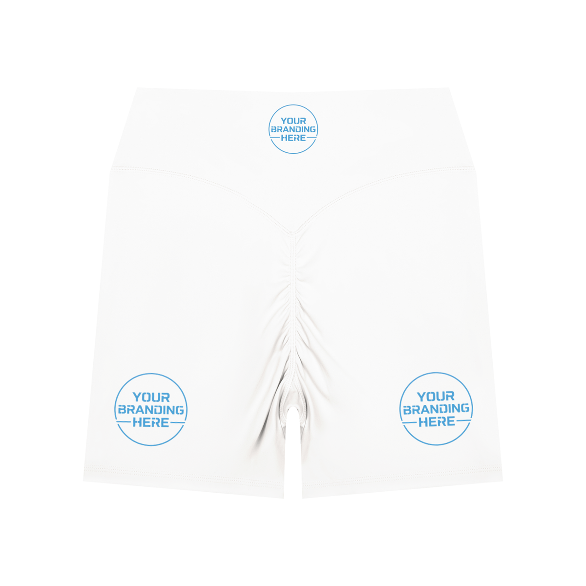 Women’s High Waisted Yoga Biker Shorts - WB0012-O001-V2