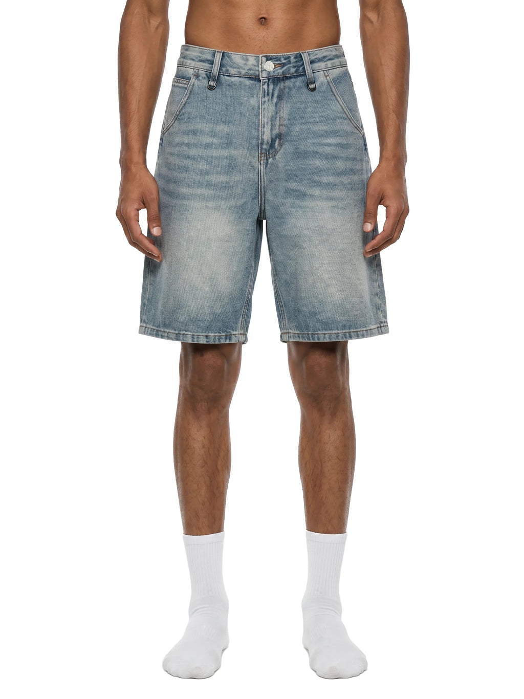 Men's Vintage Wash Denim Shorts - MB0020-C001-V2