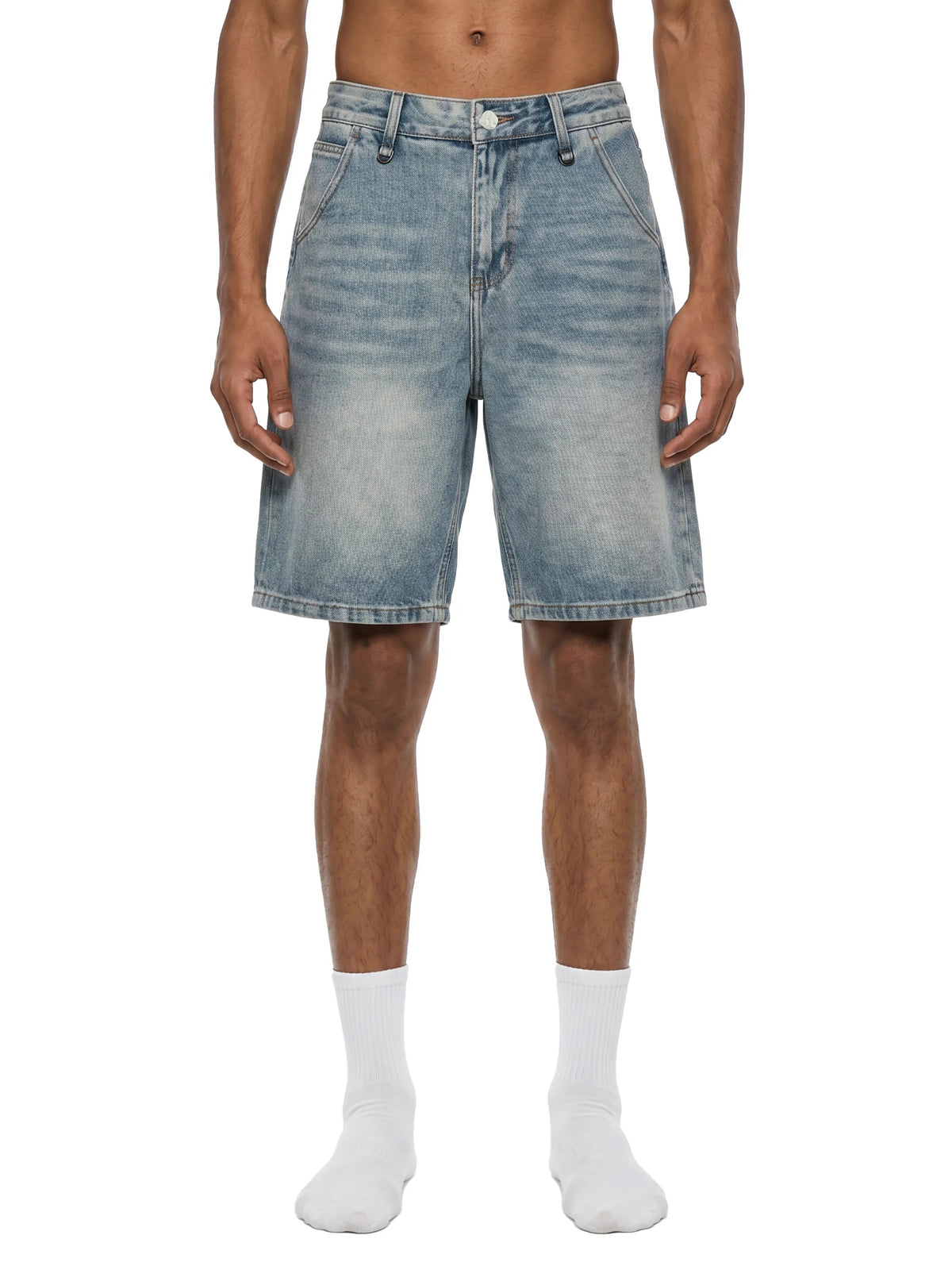 Men's Vintage Wash Denim Shorts - MB0020-C001-V2