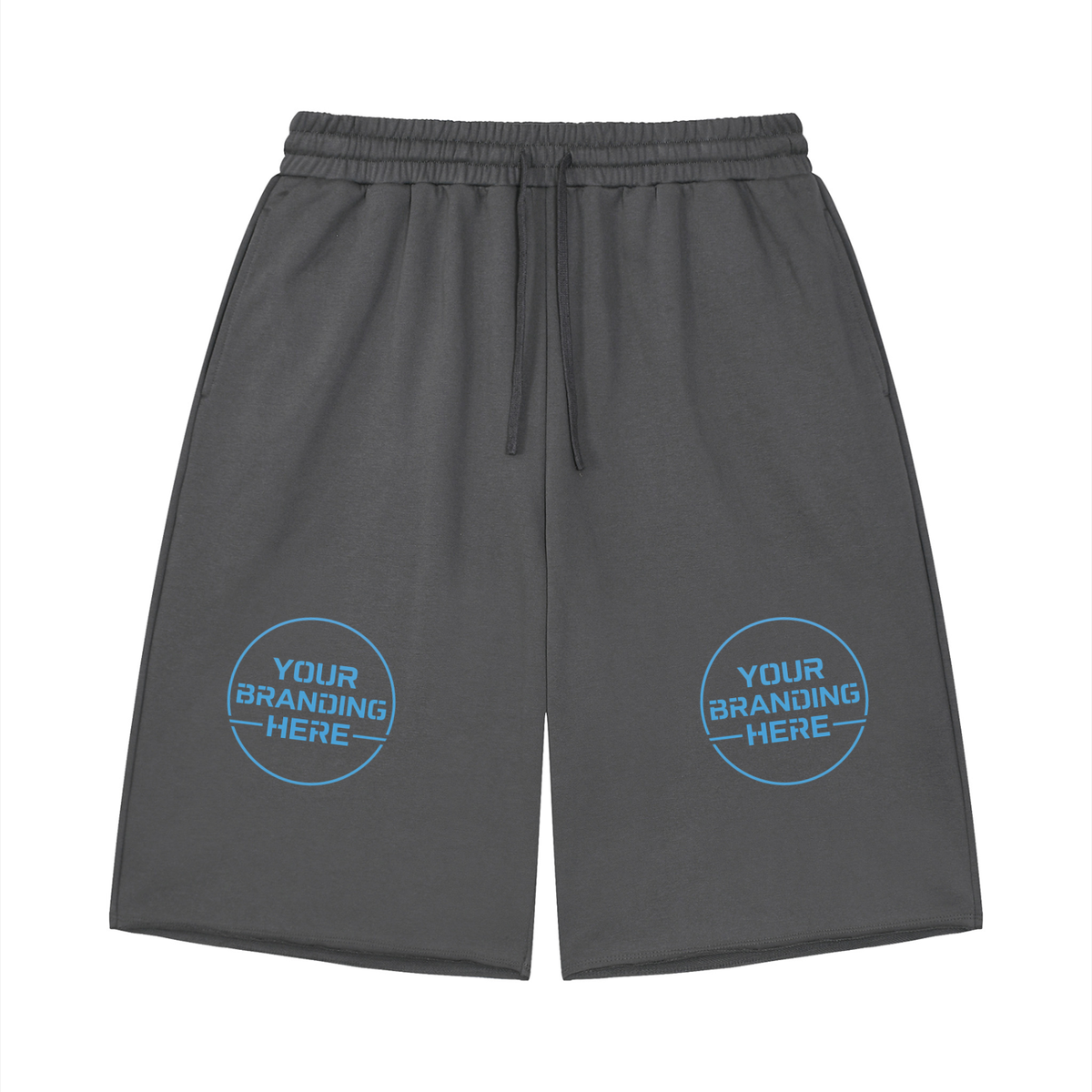 Unisex Loose Raw Edge Shorts - UB0066-C001-V2