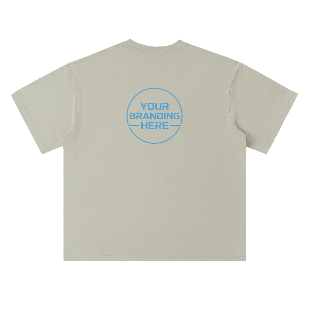 Heavyweight Drop Shoulder Cotton T-Shirt - RU0014-C001-V7