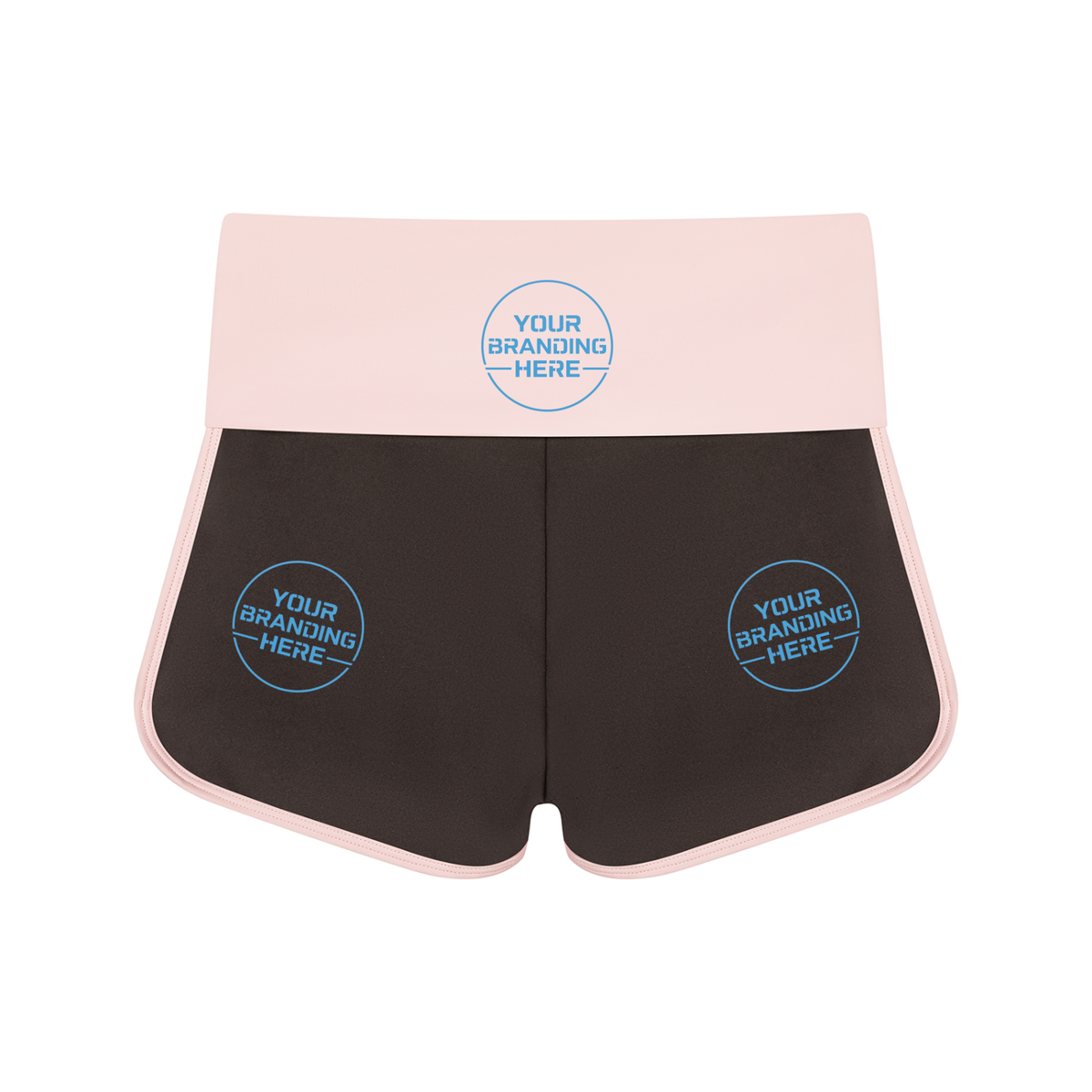 Women’s Color Block Yoga Shorts - WB0105-P001-V2