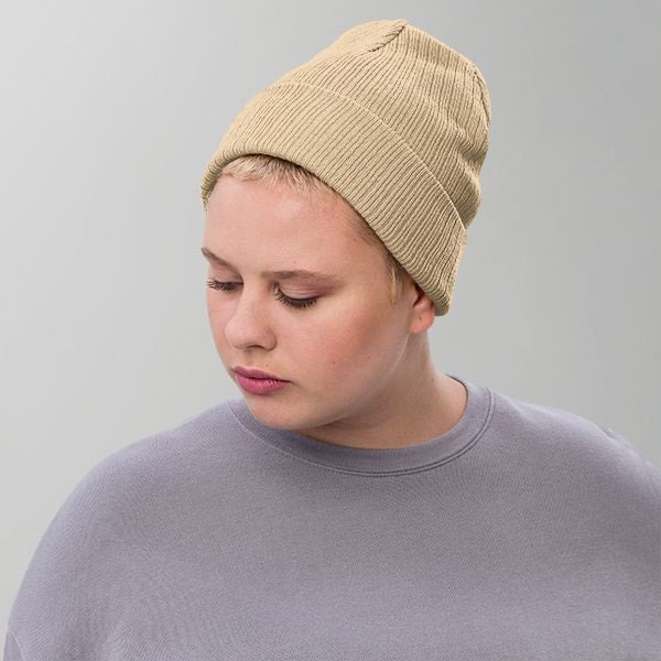 Ribbed Knit Beanie - Atlantis