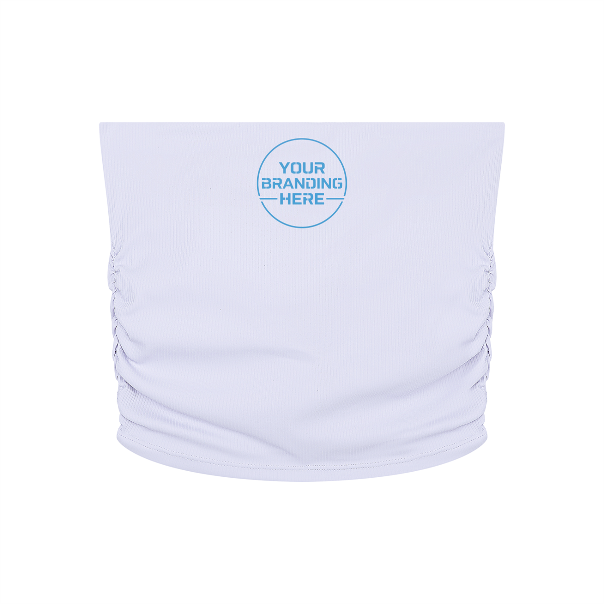 Women’s Ruched Cropped Yoga Tube Top - WT0141-O001-V2