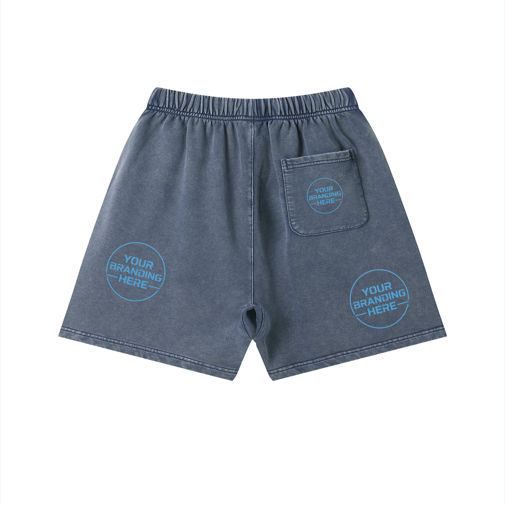 Unisex Vintage Wash Cotton Shorts - UB0031-C001-V3