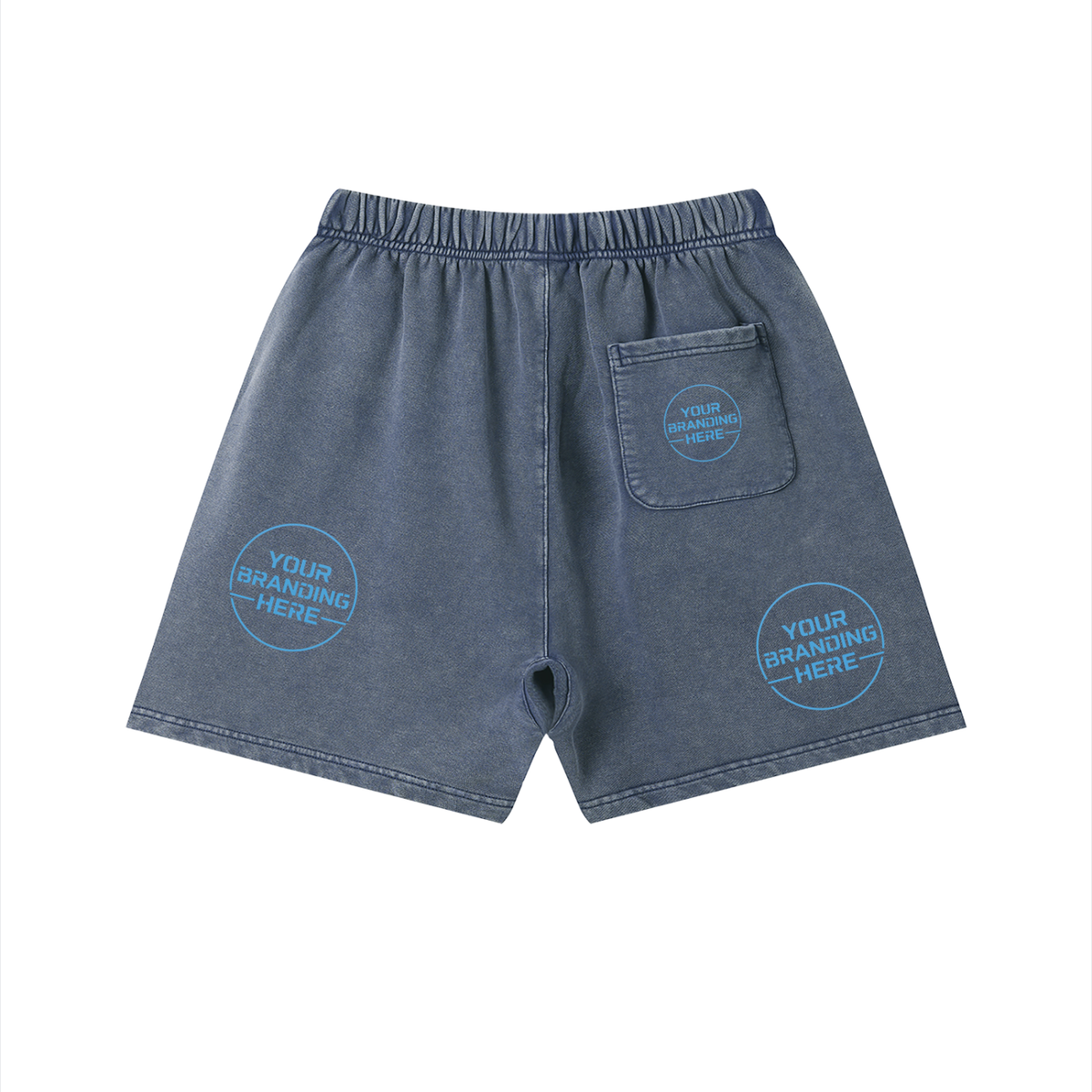Unisex Vintage Wash Cotton Shorts - UB0031-C001-V3