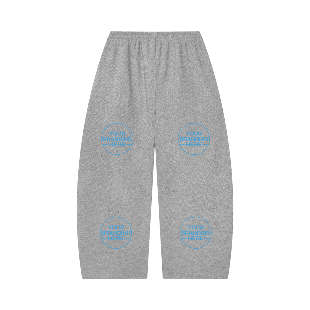 Unisex Waffle Barrel Leg Pants - UB0058-P001-V2