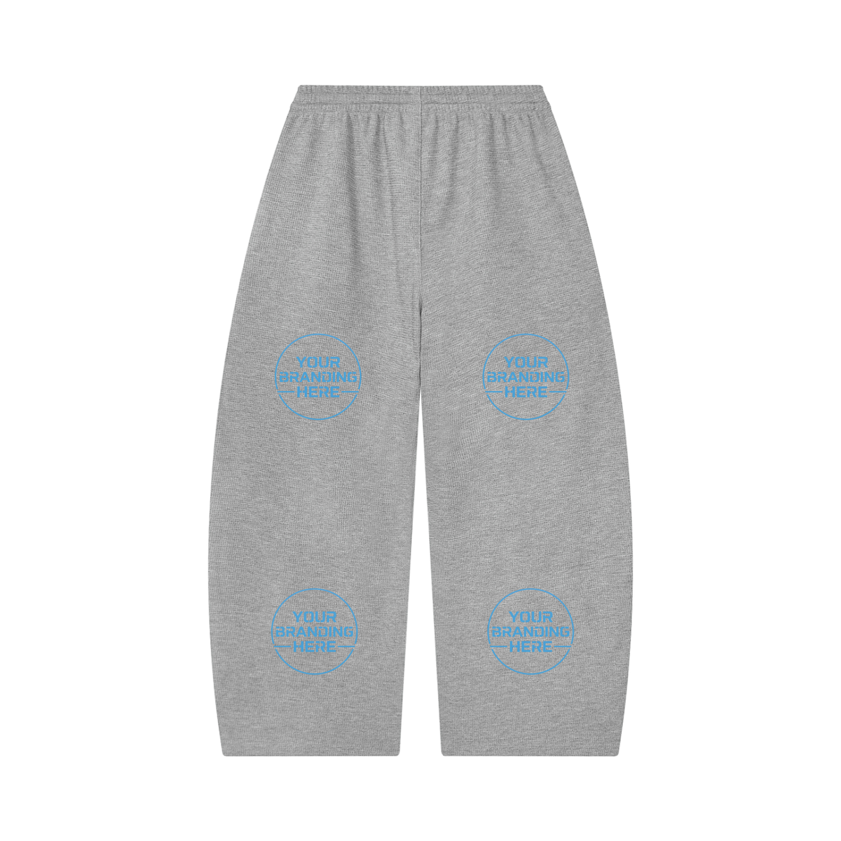 Unisex Waffle Barrel Leg Pants - UB0058-P001-V2