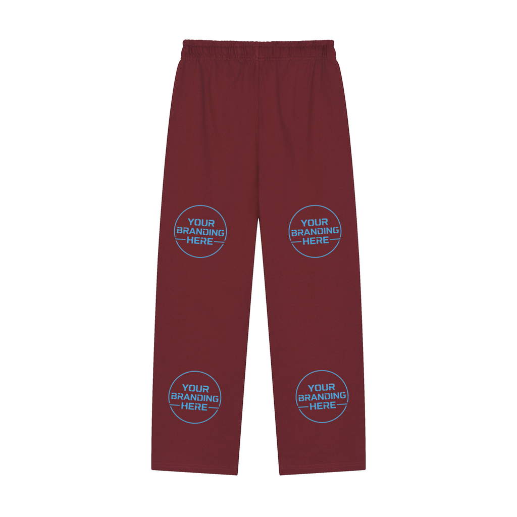 Solid Color Straight-Leg Sweatpants - RK0011-C001-V2