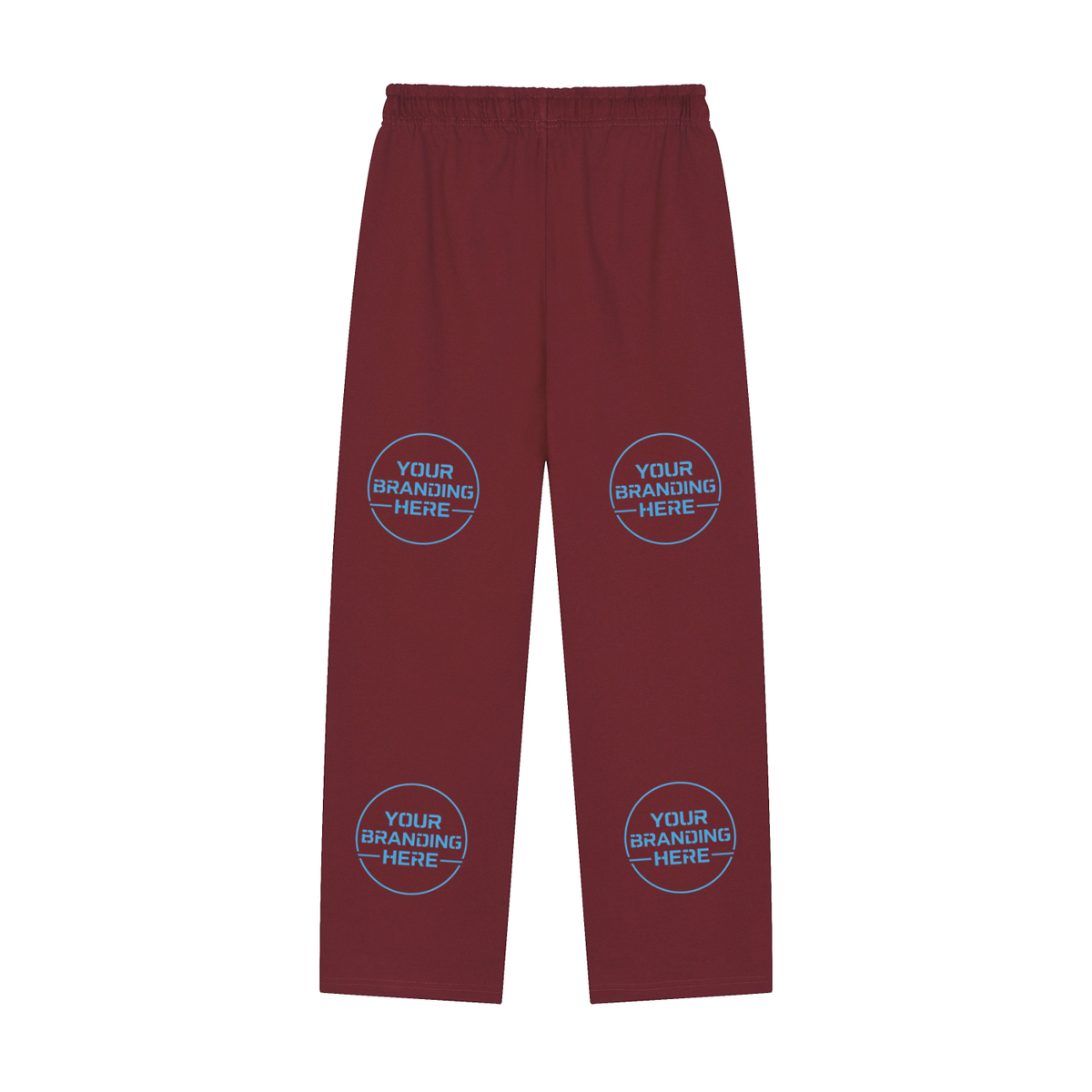 Solid Color Straight-Leg Sweatpants - RK0011-C001-V2
