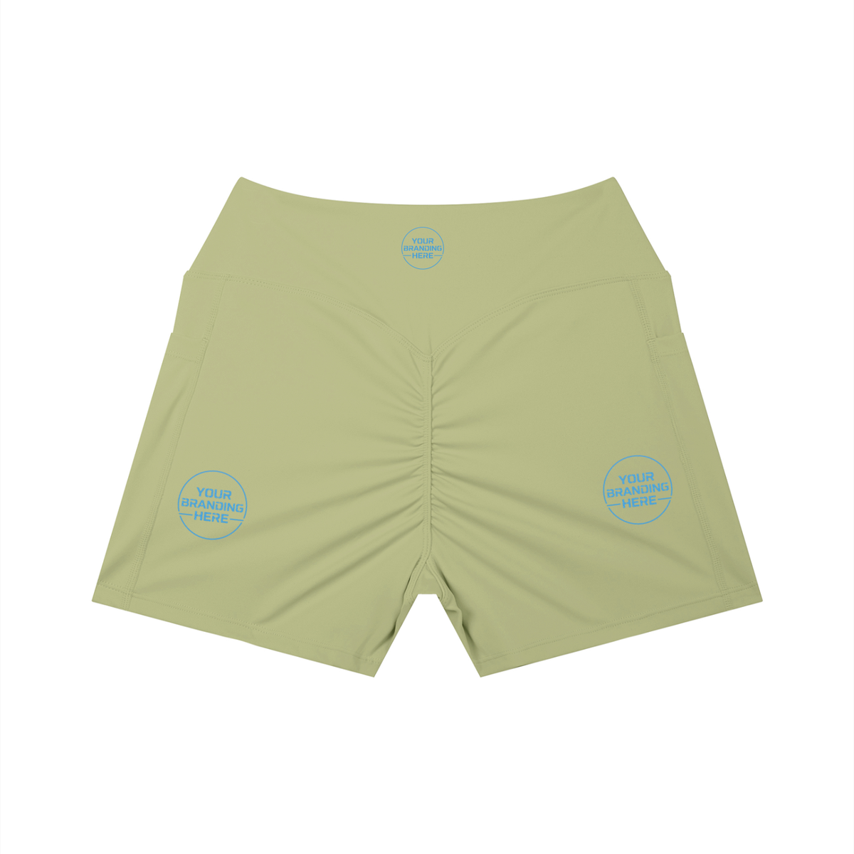 Women’s High Rise Pocket Yoga Shorts - WB0055-O001-V6