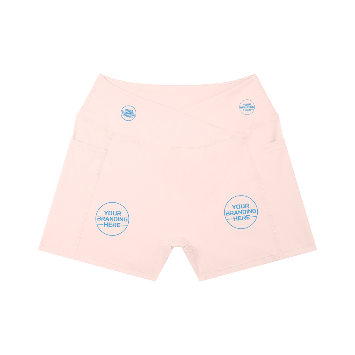 Women’s High Rise Pocket Yoga Shorts - WB0055-O001-V6