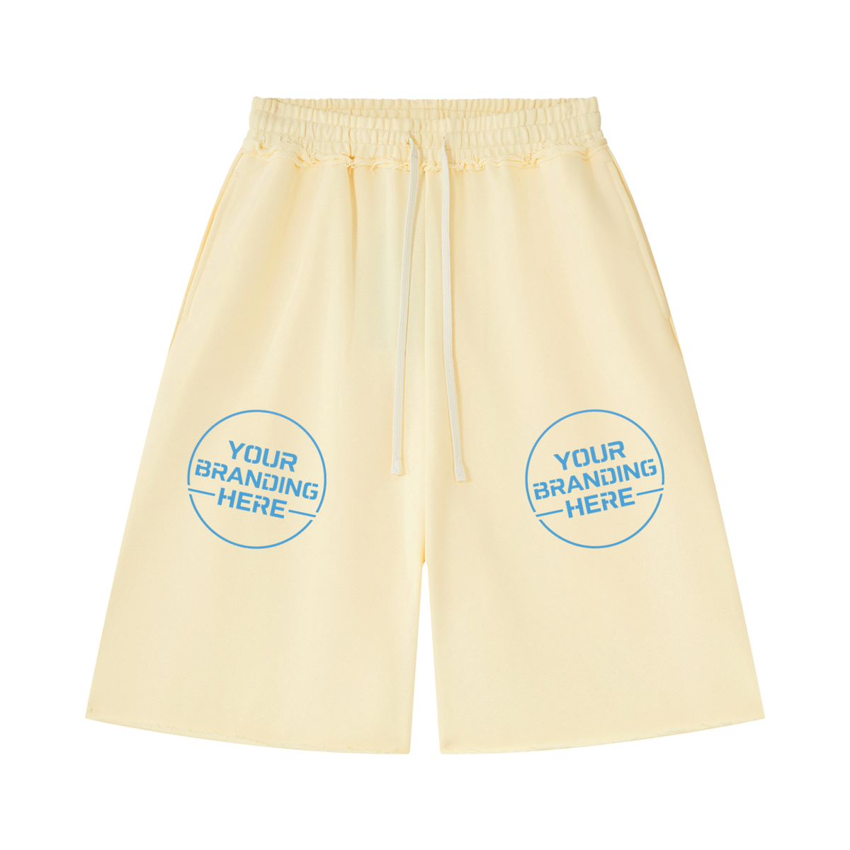 Unisex Heavyweight Raw Edge Shorts - UB0084-C001-V2