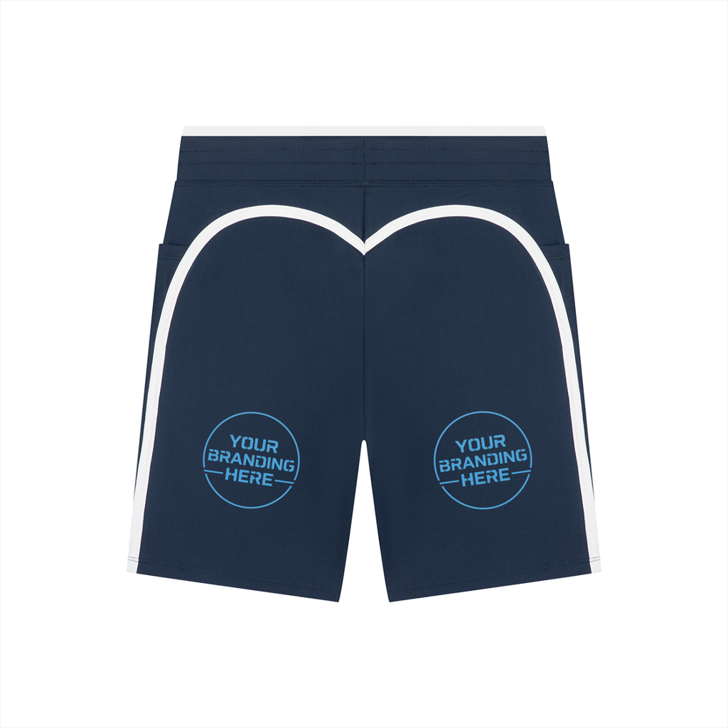 Women's High Rise Color Block Yoga Shorts - WB0062-P001-V2