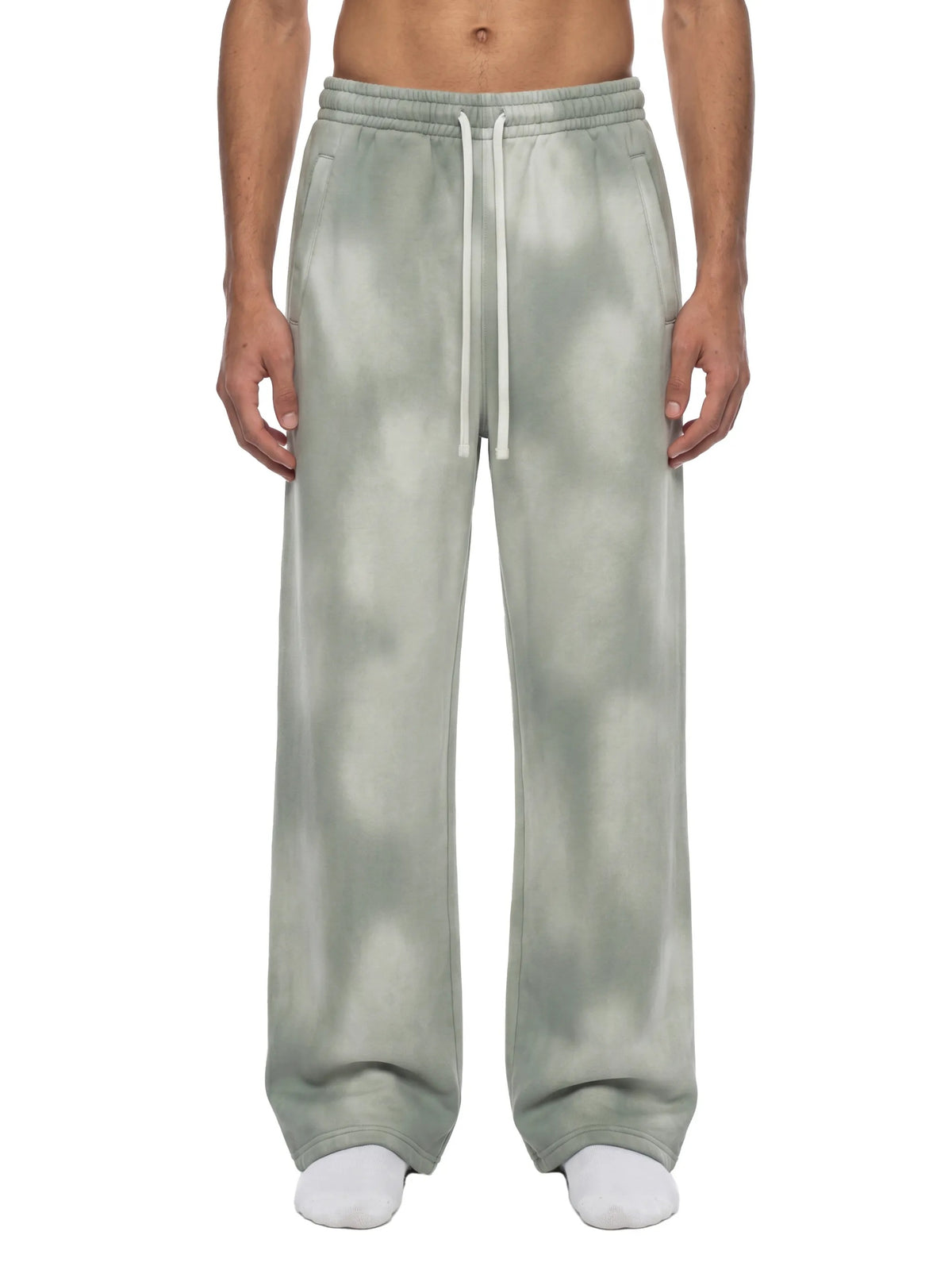 Unisex Sunfade Wide Leg Fleece Sweatpants - UB0044-P001-V2