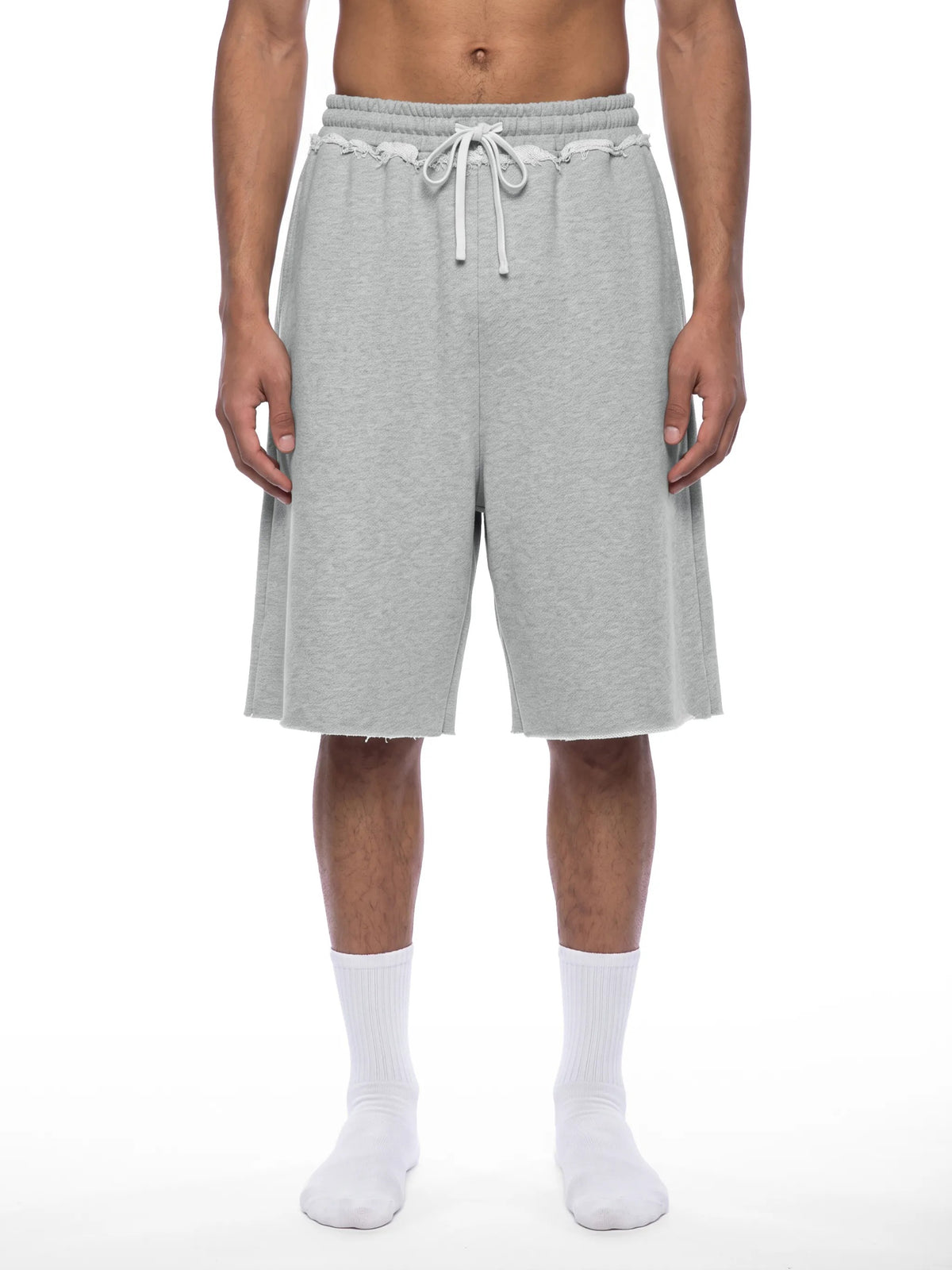 Unisex Heavyweight Raw Edge Shorts - UB0084-C001-V2