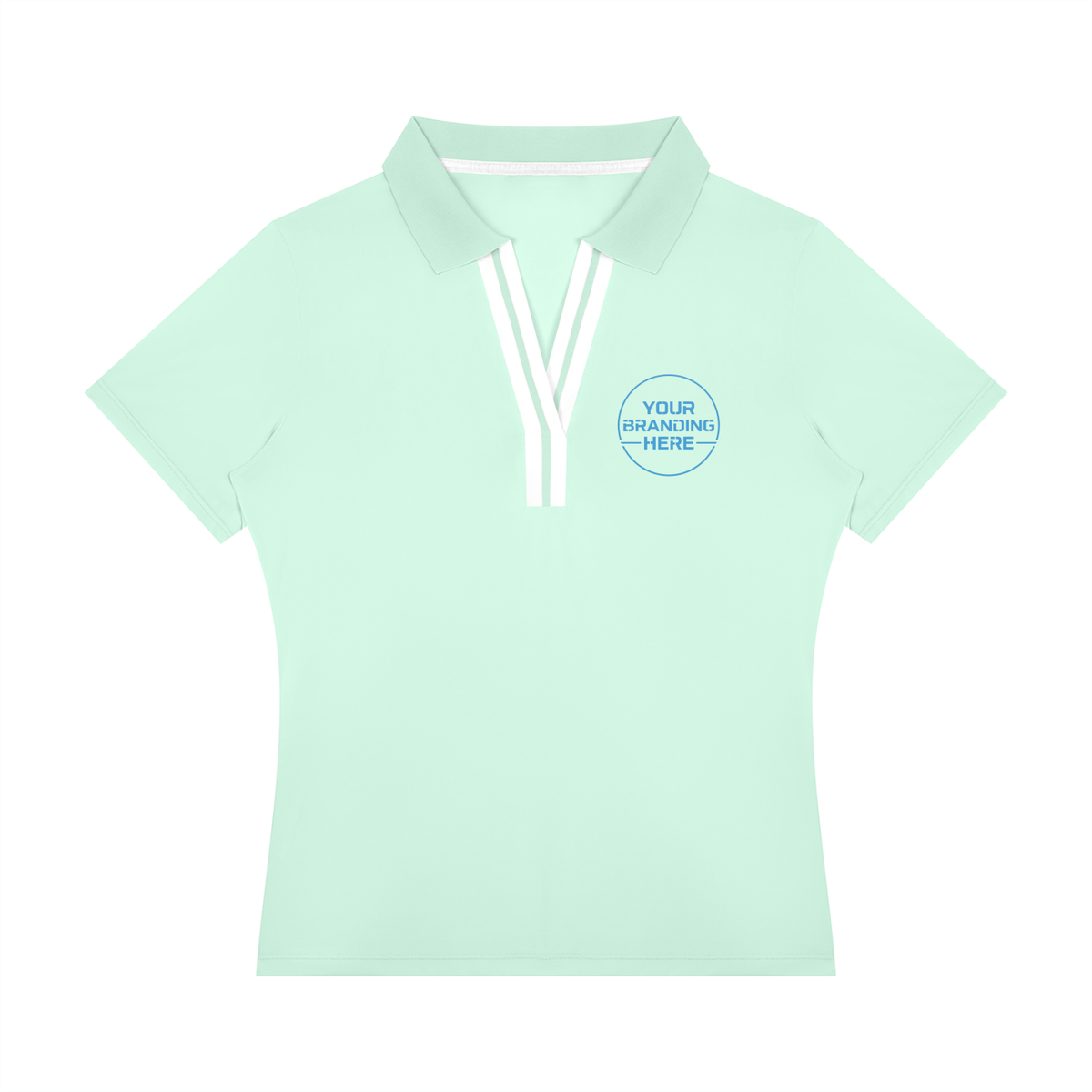 Women’s Color Block Polo Shirt - WT0233-O001-V2