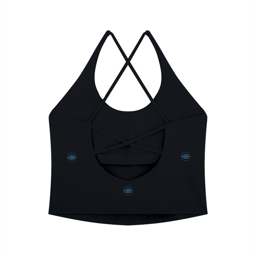 Women's Tight Halter Yoga Tank Top - WT0150-O001-V2