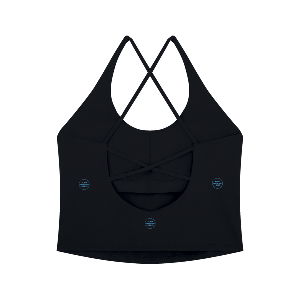 Women's Tight Halter Yoga Tank Top - WT0150-O001-V2