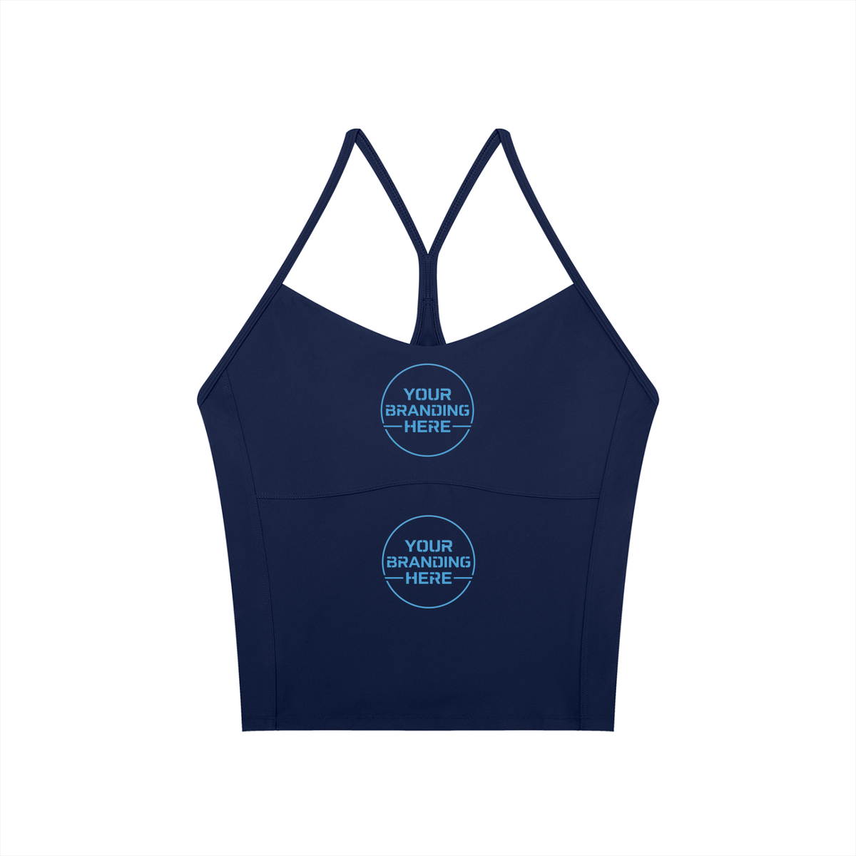 Women’s Solid Color Yoga Sports Bra - WT0132-O001-V2