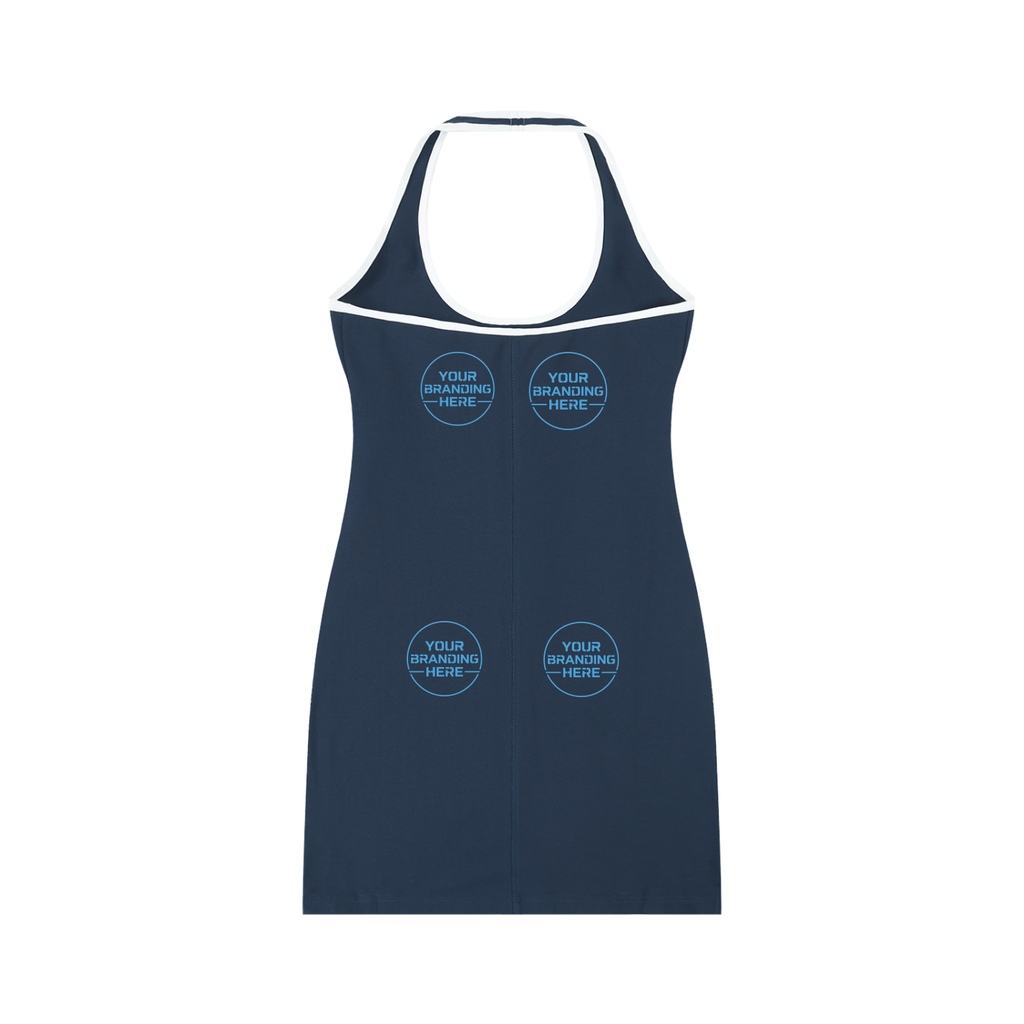 Women's Binding Tight Halter Dress - WO0005-C001-V2