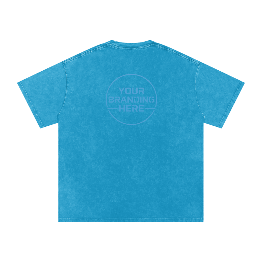 Snow Washed Oversized Cotton T-Shirt - R00037-C001-V14